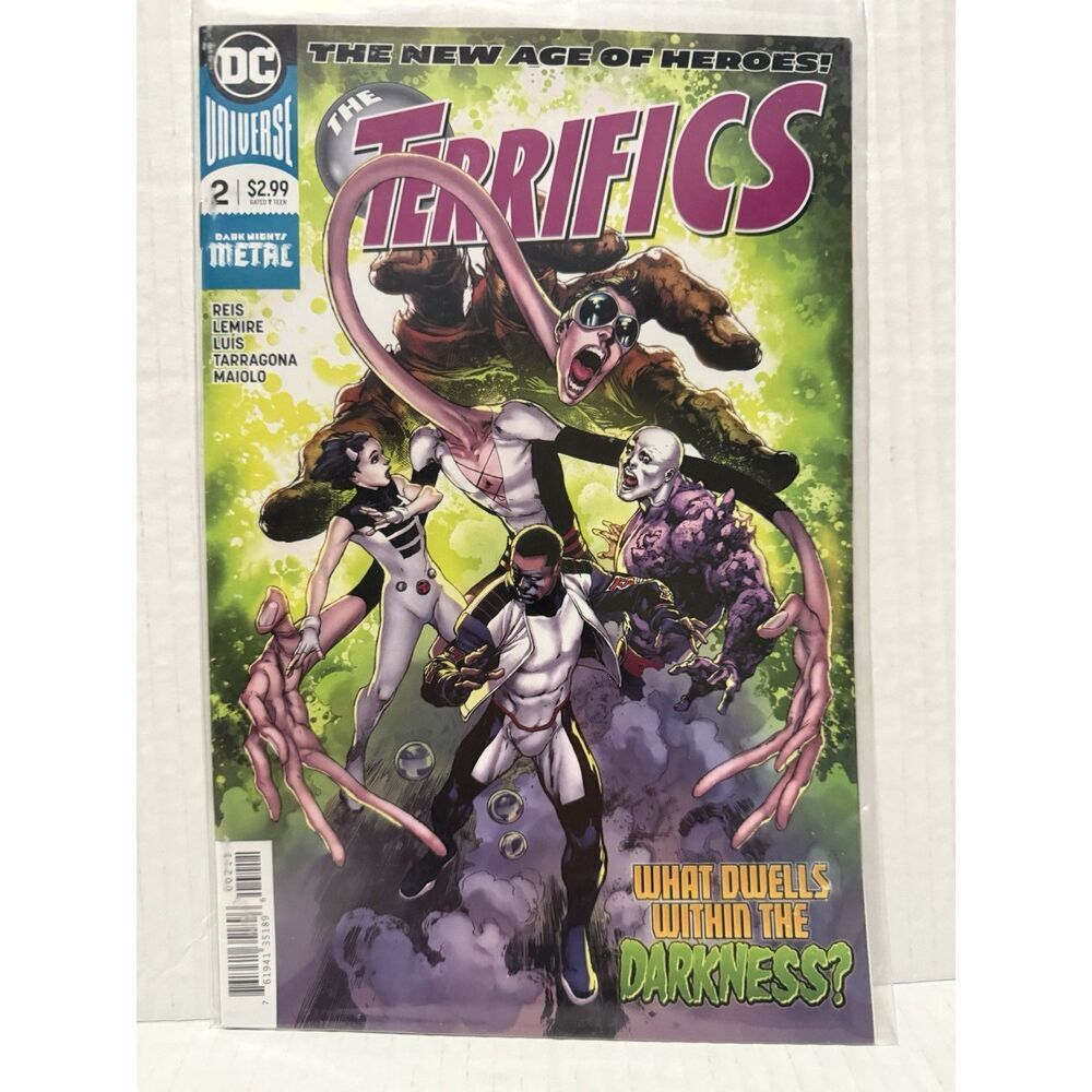 The Terrifics No. 2 DC Comics 2018 What Dwells Within The Darkness See Note